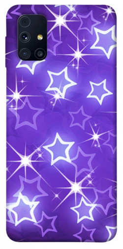 Чехол itsPrint Purple sparkles для Samsung Galaxy M31s