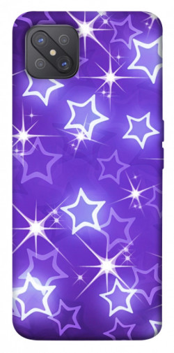 Чехол itsPrint Purple sparkles для Oppo A92s