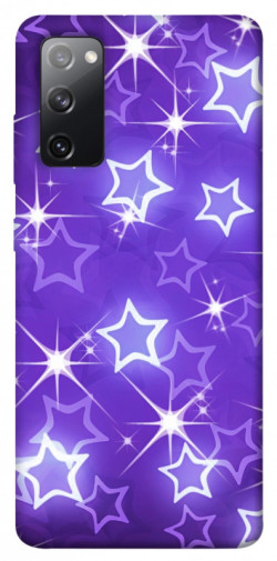 Чехол itsPrint Purple sparkles для Samsung Galaxy S20 FE