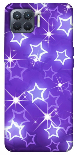 Чехол itsPrint Purple sparkles для Oppo Reno 4 Lite