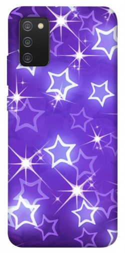 Чохол itsPrint Purple sparkles для Samsung Galaxy A02s