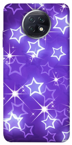 Чехол itsPrint Purple sparkles для Xiaomi Redmi Note 9 5G / Note 9T