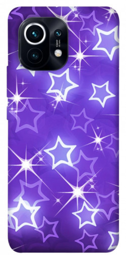 Чехол itsPrint Purple sparkles для Xiaomi Mi 11