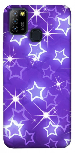 Чехол itsPrint Purple sparkles для Infinix Hot 10 Lite
