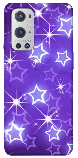 Чехол itsPrint Purple sparkles для OnePlus 9 Pro