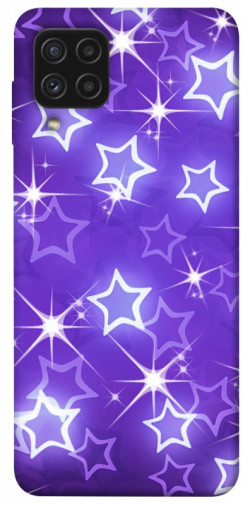 Чохол itsPrint Purple sparkles для Samsung Galaxy A22 4G