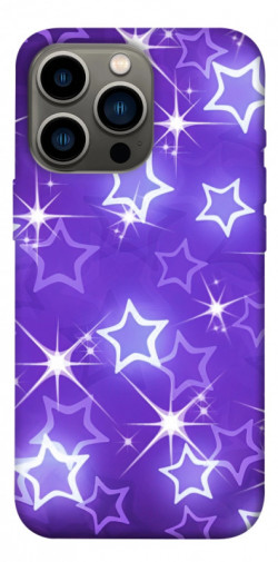 Чехол itsPrint Purple sparkles для Apple iPhone 13 Pro (6.1")