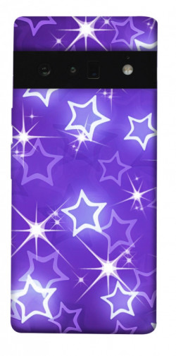 Чохол itsPrint Purple sparkles для Google Pixel 6 Pro