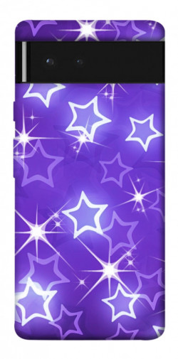 Чохол itsPrint Purple sparkles для Google Pixel 6