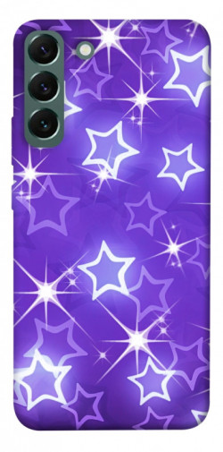 Чехол itsPrint Purple sparkles для Samsung Galaxy S22+