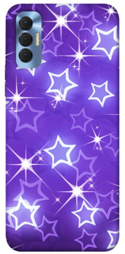 Чехол itsPrint Purple sparkles для TECNO Spark 8P