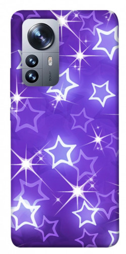 Чехол itsPrint Purple sparkles для Xiaomi 12 / 12X