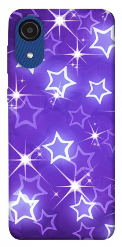 Чохол itsPrint Purple sparkles для Samsung Galaxy A03 Core