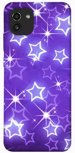 Чехол itsPrint Purple sparkles для Samsung Galaxy A03
