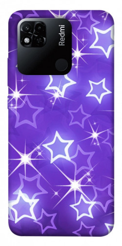 Чехол itsPrint Purple sparkles для Xiaomi Redmi 10A