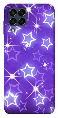 Чехол itsPrint Purple sparkles для Samsung Galaxy M33 5G