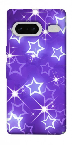 Чохол itsPrint Purple sparkles для Google Pixel 7