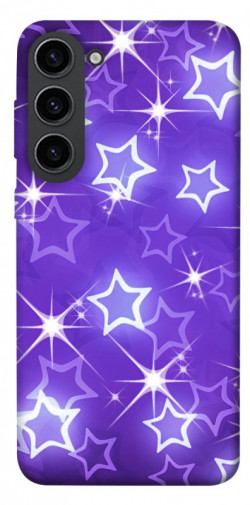 Чехол itsPrint Purple sparkles для Samsung Galaxy S23