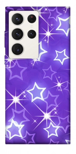 Чехол itsPrint Purple sparkles для Samsung Galaxy S23 Ultra