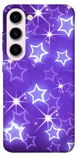Чехол itsPrint Purple sparkles для Samsung Galaxy S23+
