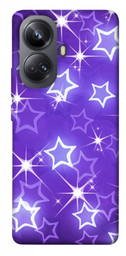 Чехол itsPrint Purple sparkles для Realme 10 Pro+