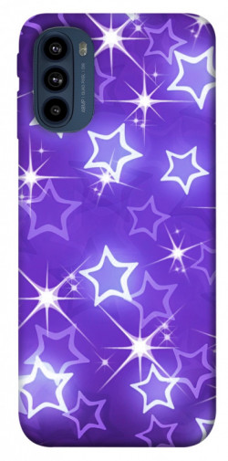 Чехол itsPrint Purple sparkles для Motorola Moto G41