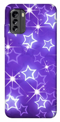 Чехол itsPrint Purple sparkles для Nokia G60