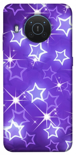 Чехол itsPrint Purple sparkles для Nokia X10 / X20