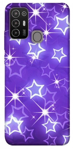 Чохол itsPrint Purple sparkles для ZTE Blade A52