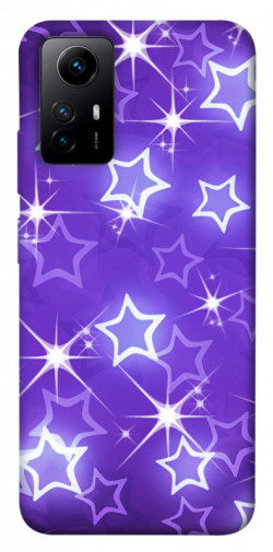 Чохол itsPrint Purple sparkles для Xiaomi Redmi Note 12S