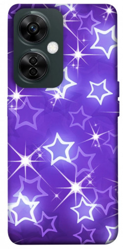 Чехол itsPrint Purple sparkles для OnePlus Nord CE 3 Lite