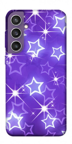 Чехол itsPrint Purple sparkles для Samsung Galaxy S23 FE