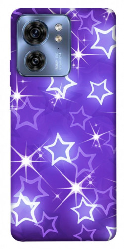 Чехол itsPrint Purple sparkles для Motorola Edge 40