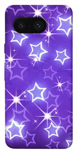 Чехол itsPrint Purple sparkles для Google Pixel 8