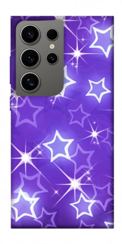 Чехол itsPrint Purple sparkles для Samsung Galaxy S24 Ultra