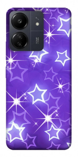 Чехол itsPrint Purple sparkles для Xiaomi Redmi 13C