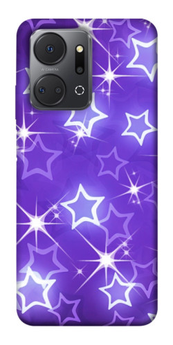 Чехол itsPrint Purple sparkles для Huawei Honor X7a