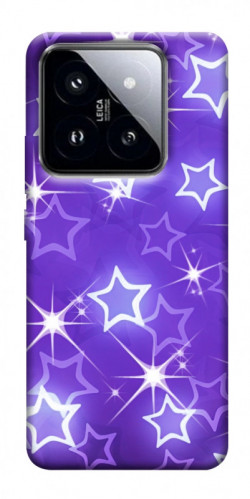 Чехол itsPrint Purple sparkles для Xiaomi 14 Pro