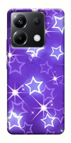 Чехол itsPrint Purple sparkles для Xiaomi Poco X6