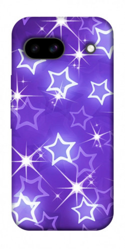 Чехол itsPrint Purple sparkles для Google Pixel 8a