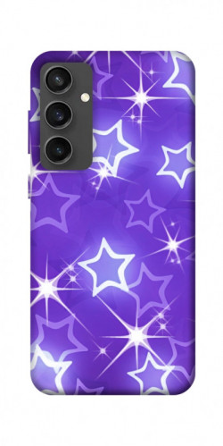 Чехол itsPrint Purple sparkles для Samsung Galaxy S24 FE