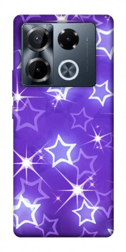 Чехол itsPrint Purple sparkles для Infinix Note 40 Pro 4G