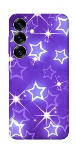 Чехол itsPrint Purple sparkles для Samsung Galaxy S25+
