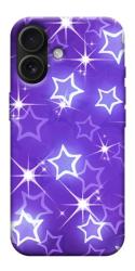 Чехол itsPrint Purple sparkles для Apple iPhone 17 (6.3")