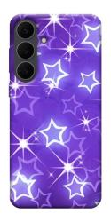 Чехол itsPrint Purple sparkles для Samsung Galaxy S25 FE