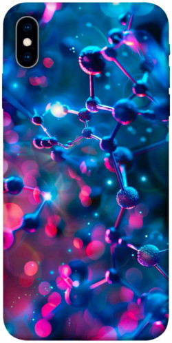 Чохол itsPrint Neon molucula для Apple iPhone X (5.8")