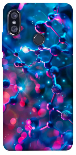 Чехол itsPrint Neon molucula для Xiaomi Redmi Note 5 Pro / Note 5 (AI Dual Camera)