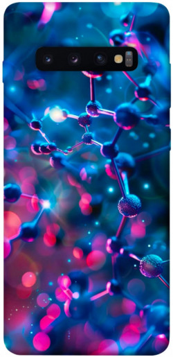 Чохол itsPrint Neon molucula для Samsung Galaxy S10+