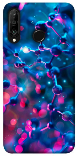 Чохол itsPrint Neon molucula для Huawei P30 lite