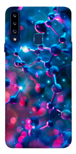 Чехол itsPrint Neon molucula для Samsung Galaxy A20s